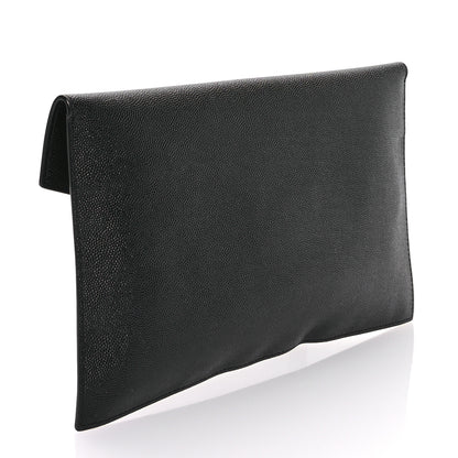 Saint Laurent Grain De Poudre Uptown Pouch Black 3 of 7