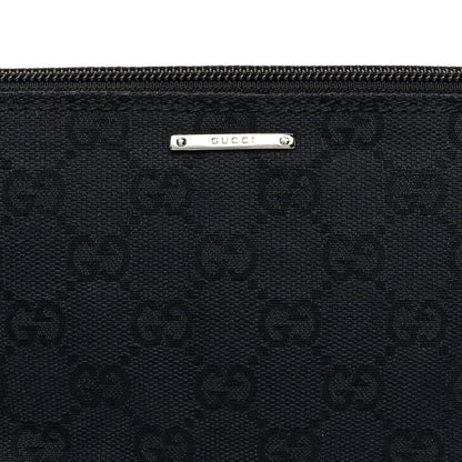 Gucci Monogram Web Boat Pochette Black 8 of 10