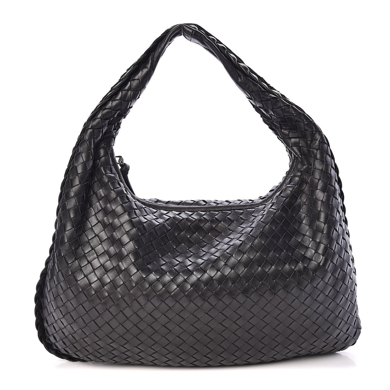 Bottega Veneta Nappa Intrecciato Medium Veneta Hobo Black 1 of 12