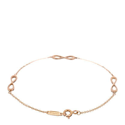 Tiffany 18K Rose Gold Infinity Endless Bracelet 2 of 3