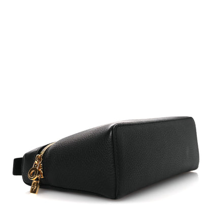 Loro Piana Grained Calfskin L19 Extra Pocket Pouch Black 3 of 8