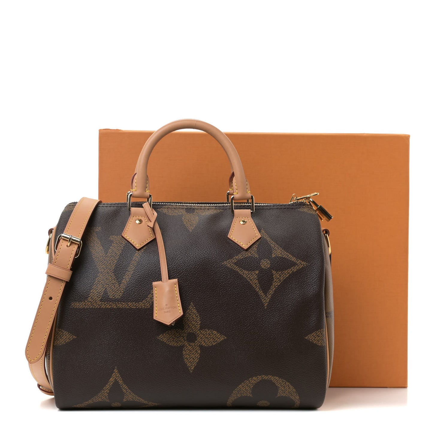 Reverse Monogram Giant Speedy Bandouliere 30