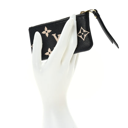Louis Vuitton Empreinte Monogram Giant Key Pouch Black Beige 2 of 6