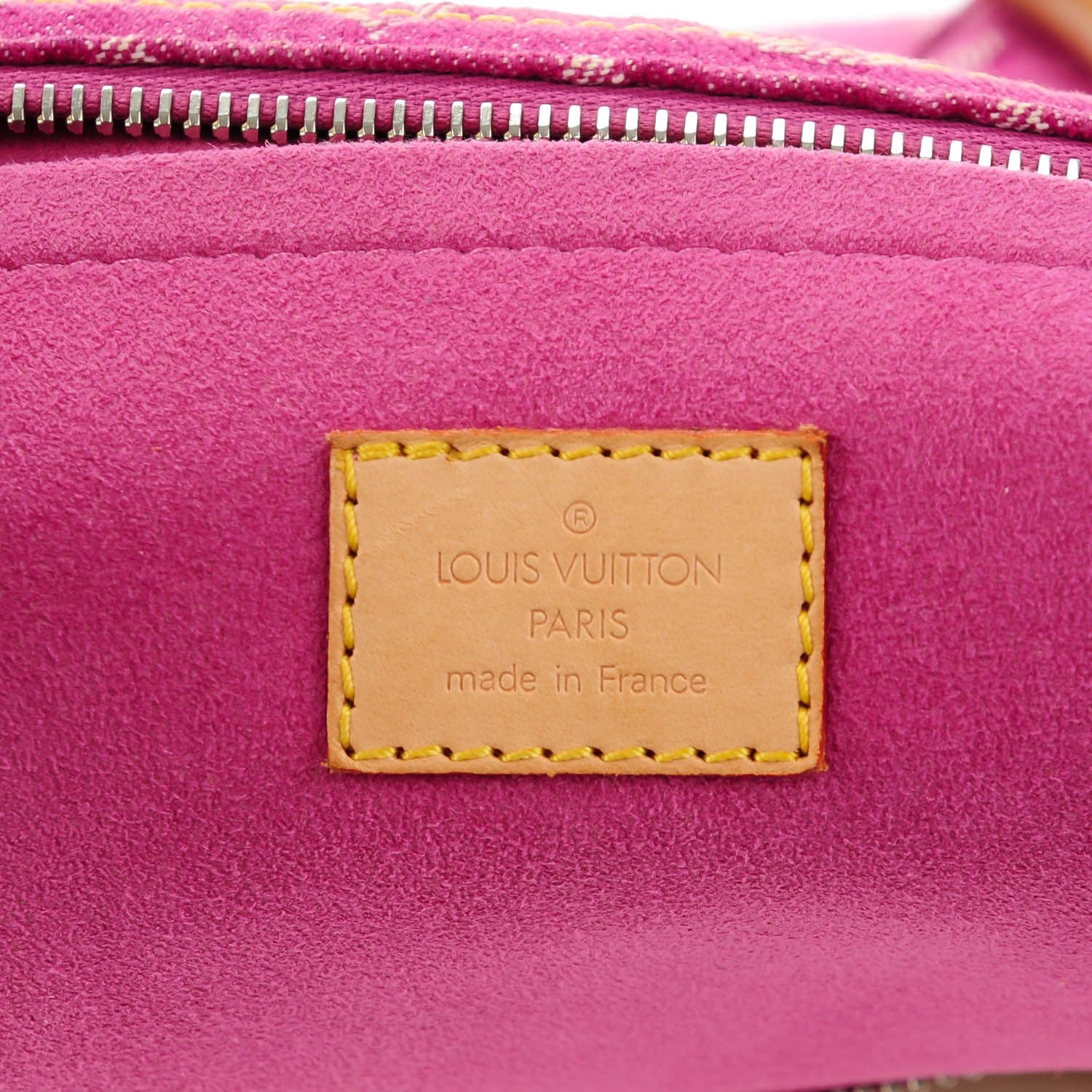 Louis Vuitton Monogram Denim Neo Speedy Fuchsia 6 of 7