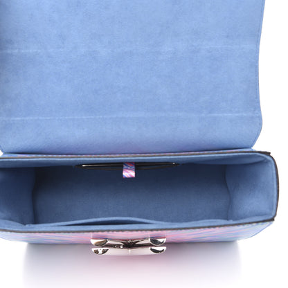 Louis Vuitton Epi Tropical Twist Shoulder Bag MM Blue Rose 5 of 9