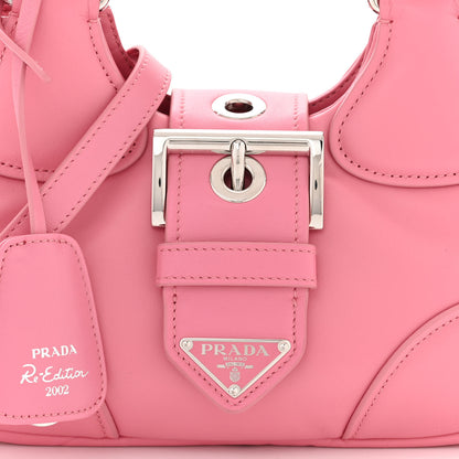 Prada Nappa Soft Padded Re-Edition 2002 Moon Bag Geranio 8 of 10
