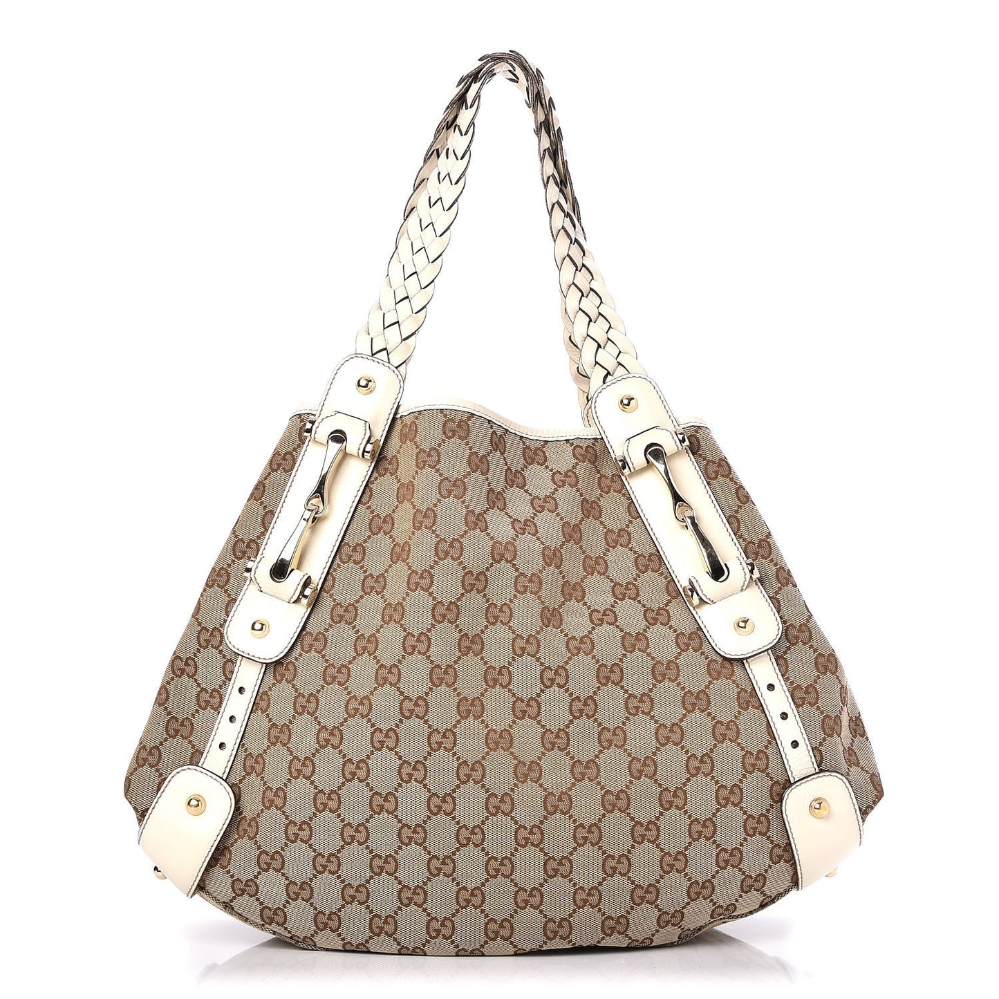 Monogram Medium Pelham Shoulder Bag Off White