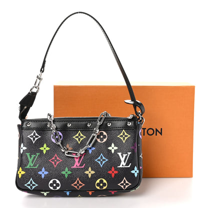 Louis Vuitton LV X TM Monogram Multicolor Pochette Accessories Black 10 of 10
