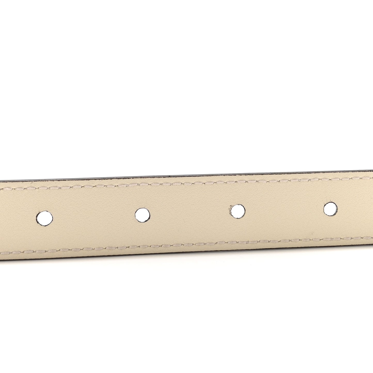 Calfskin Double G 20mm Belt 90 36 Mystic White