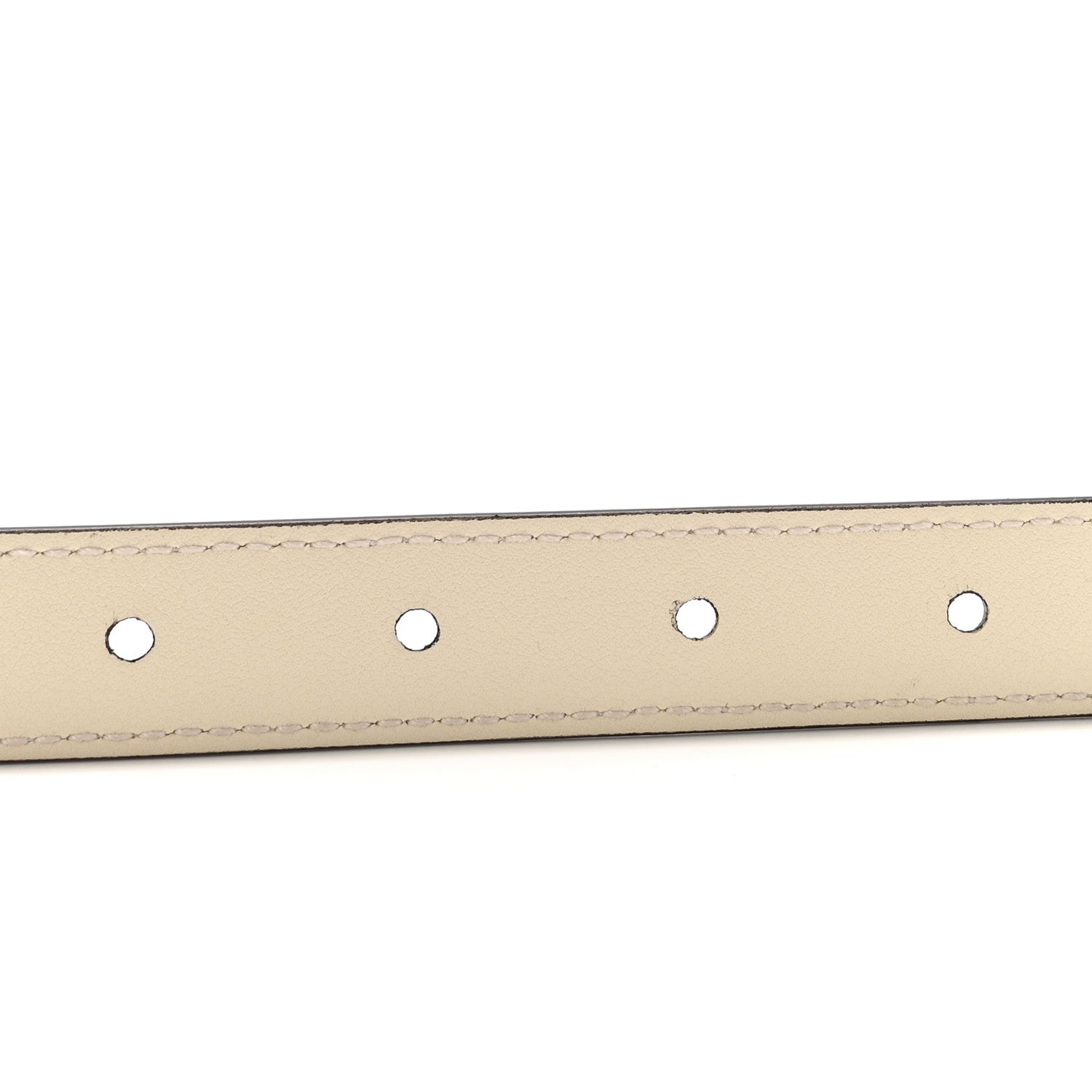 Gucci Calfskin Double G 20mm Belt 90 36 Mystic White 4 of 6