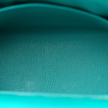 Hermes Epsom Kelly Sellier 25 Bleu Paon 5 of 10