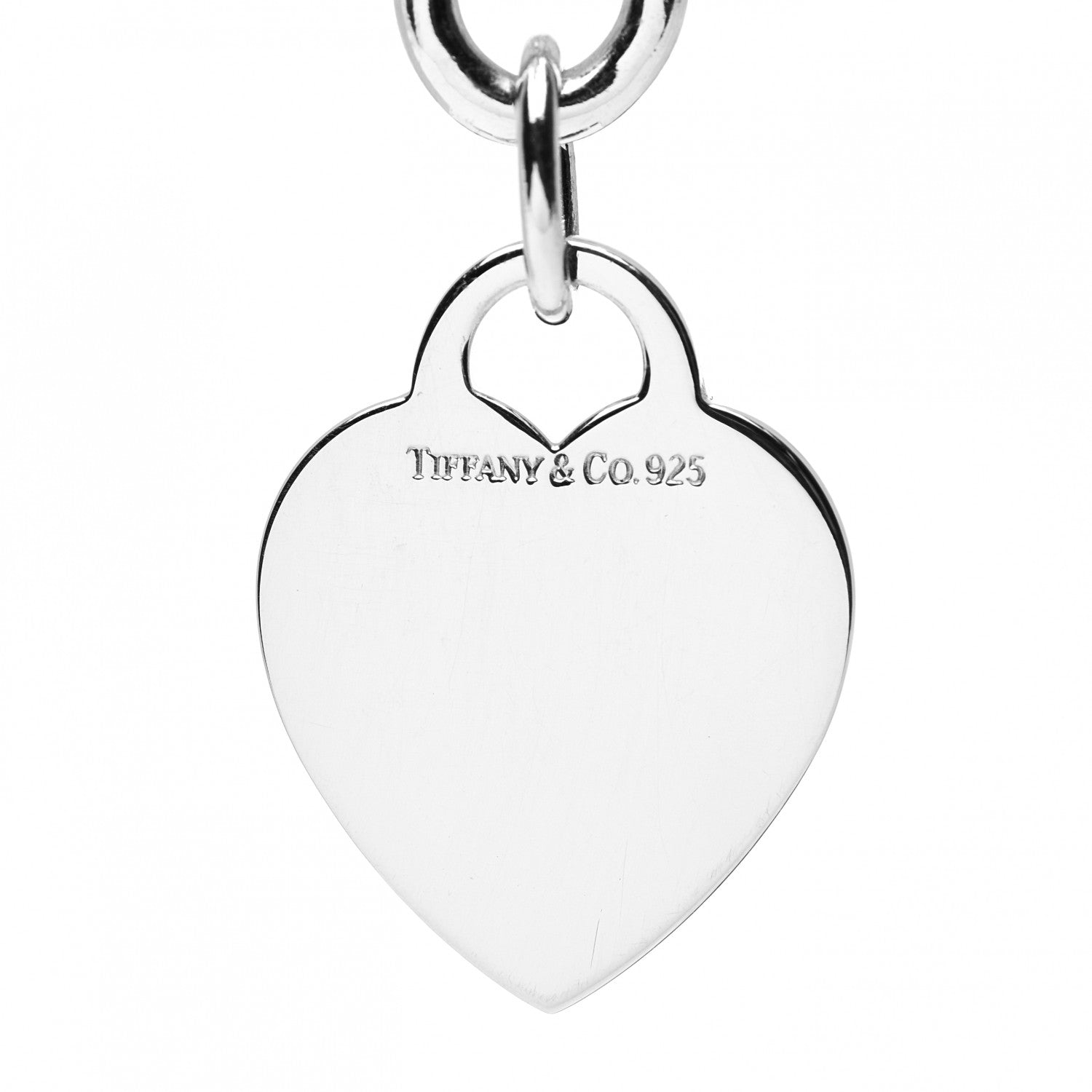 Tiffany Sterling Silver Heart Tag Charm Bracelet 4 of 4