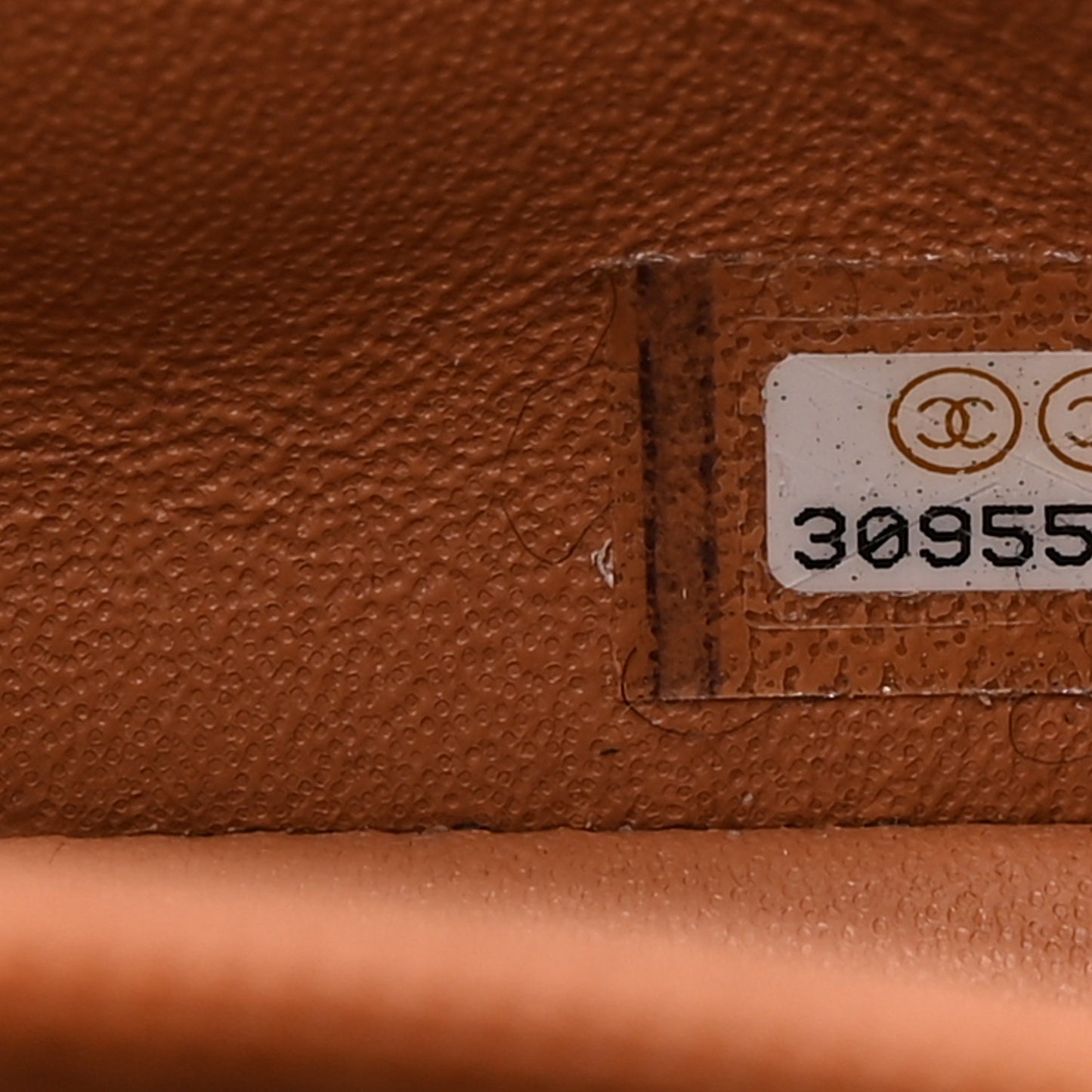 Lambskin Quilted Mini Square Flap Brown