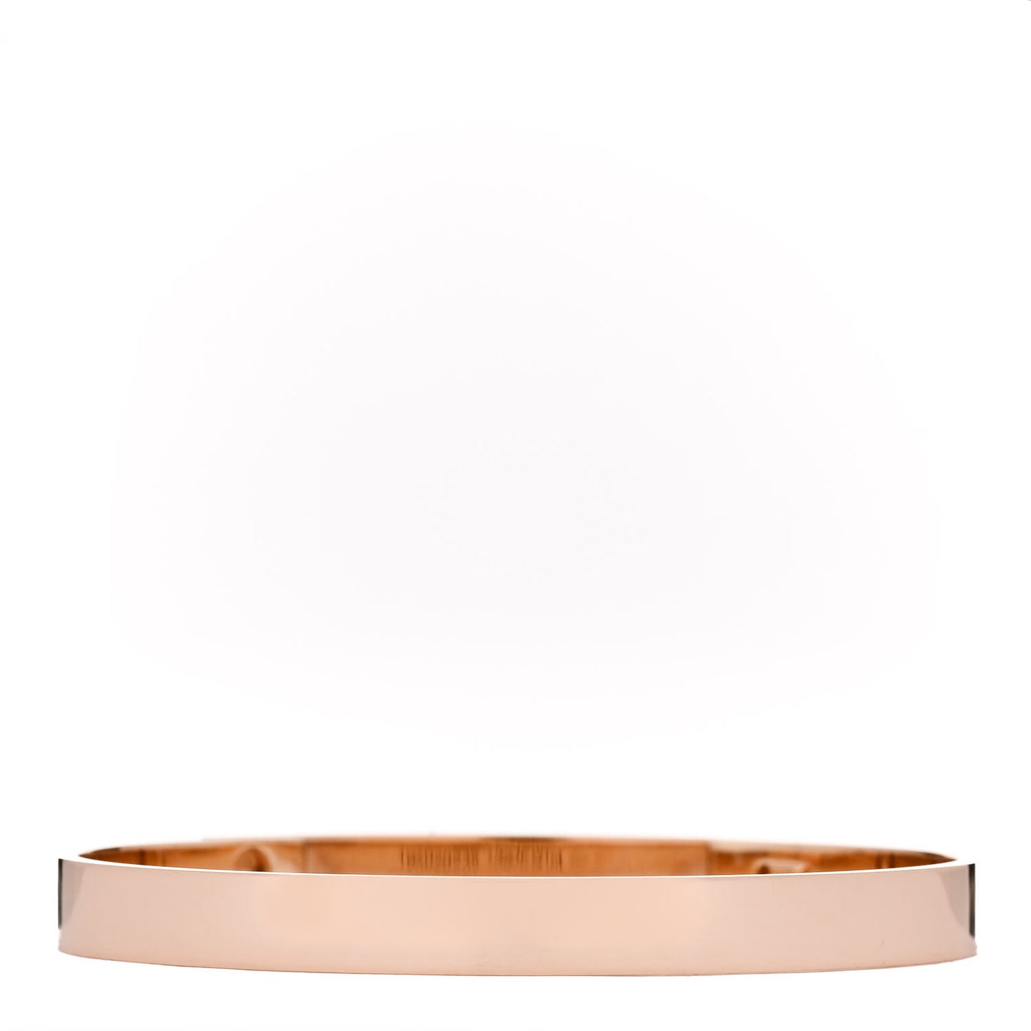 18K Rose Gold Diamond PM Collier De Chien Pave Bracelet SH