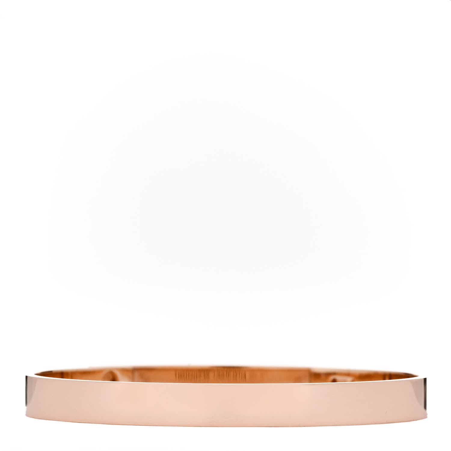 Hermes 18K Rose Gold Diamond PM Collier De Chien Pave Bracelet SH 2 of 3