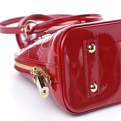 Louis Vuitton Vernis Alma BB Pomme D'Amour 7 of 9