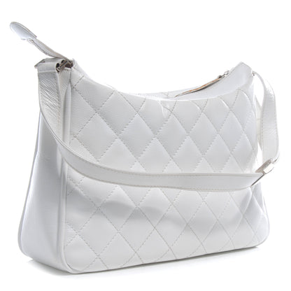 Chanel Caviar CC Hobo White 3 of 10