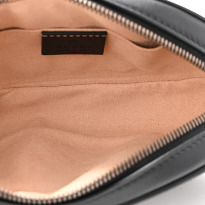 Gucci Calfskin Matelasse GG Marmont Belt Bag 85 34 Black 9 of 12