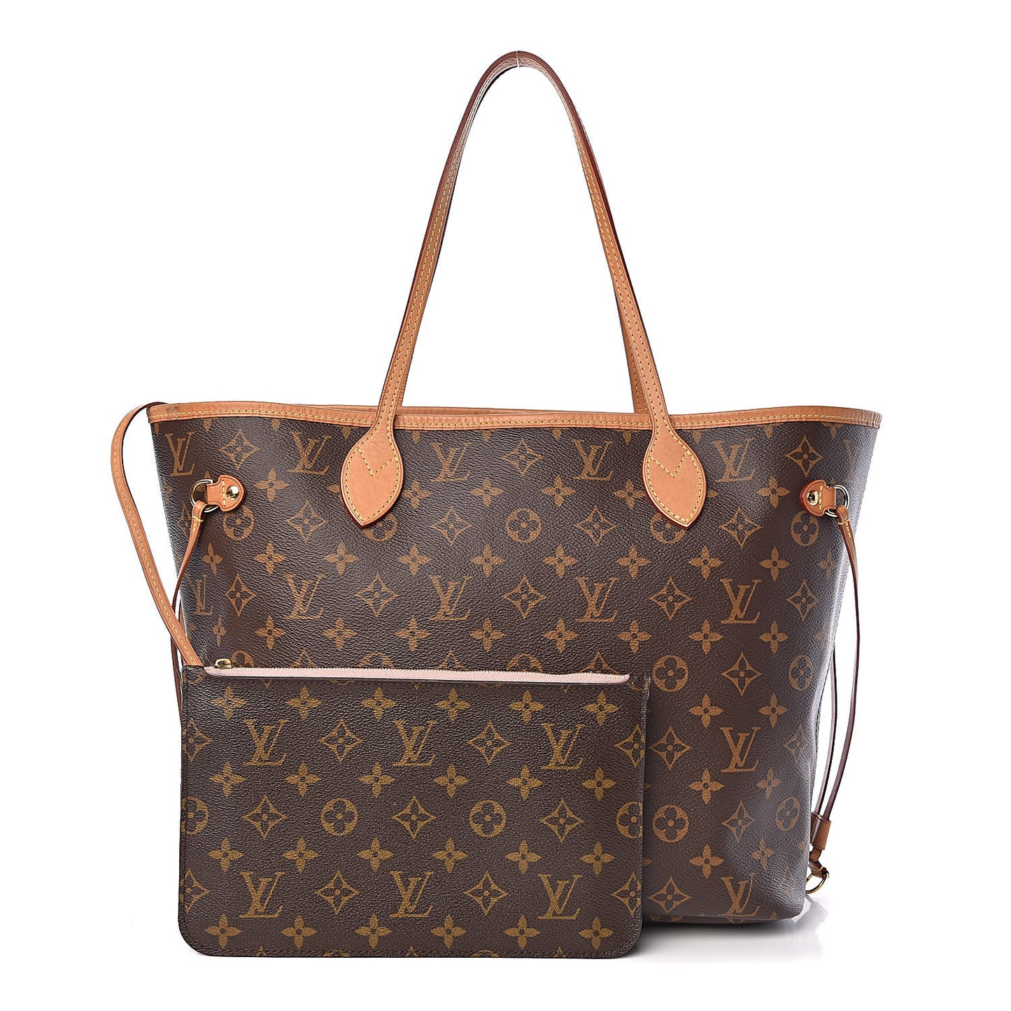 Monogram Neo Neverfull MM Rose Ballerine