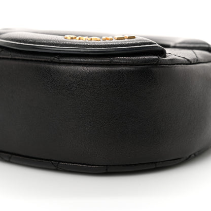 Chanel Lambskin Quilted Coco Midnight Camera Case Black 9 of 10