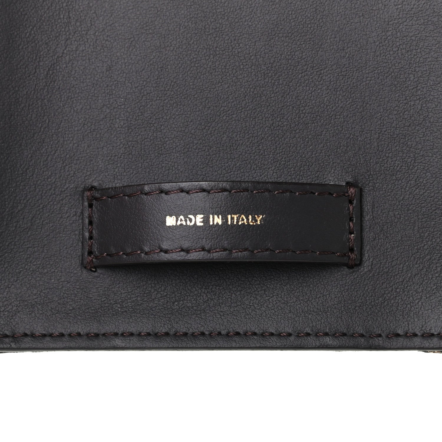 Fendi Fabric Jacquard FF 1974 Cell Pocket Strap You Tobacco Moro Black 5 of 9