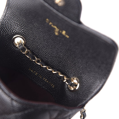 Chanel Caviar Quilted Mini Chain Belt Bag Black 10 of 14