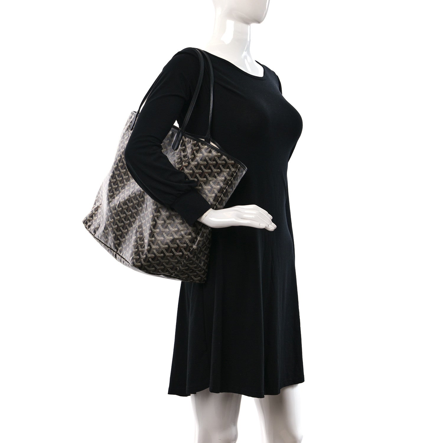 Goyard Goyardine Saint Louis GM Black 2 of 10