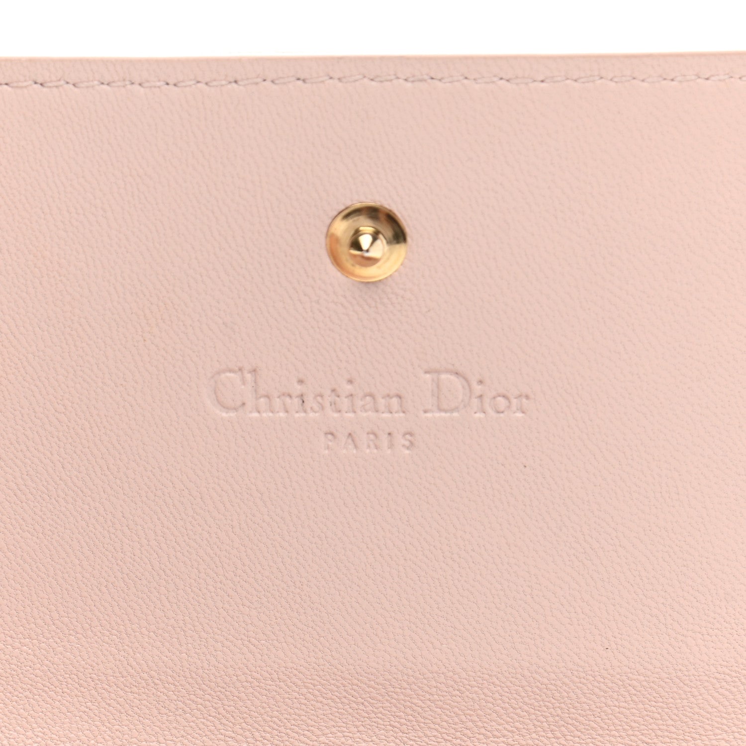 Christian Dior Lambskin Cannage Lady Dior Flap Wallet Light Pink 6 of 13