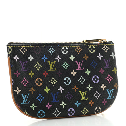 Louis Vuitton Monogram Multicolor Pochette Plate MM Black 3 of 8