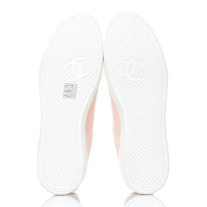 Chanel Canvas Womens Sneakers 39.5 Light Pink 6 of 11