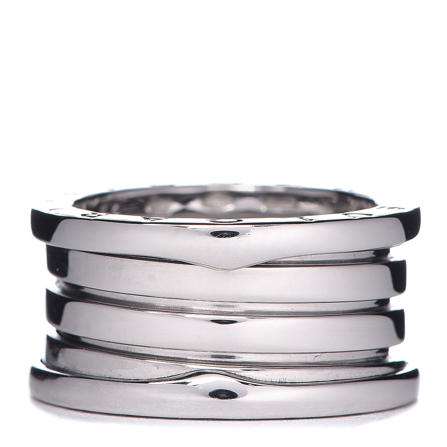 18K White Gold B.Zero1 4 Band Ring 54 6.75