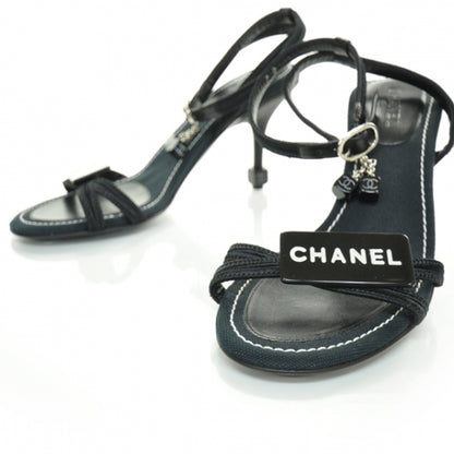 Chanel CC Dice Pumps 37 Black 1 of 10