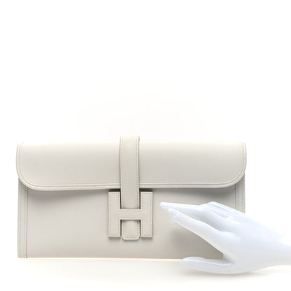 Hermes Swift Jige Elan 29 Clutch Craie 2 of 8