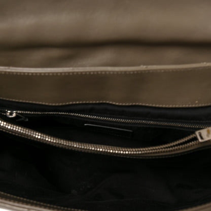 Saint Laurent Calfskin Y Quilted Monogram Large Loulou Chain Satchel Taupe 5 of 9