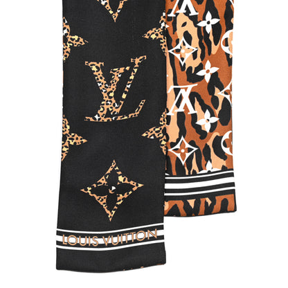 Louis Vuitton Silk Monogram Giant Jungle Bandeau Black 2 of 5