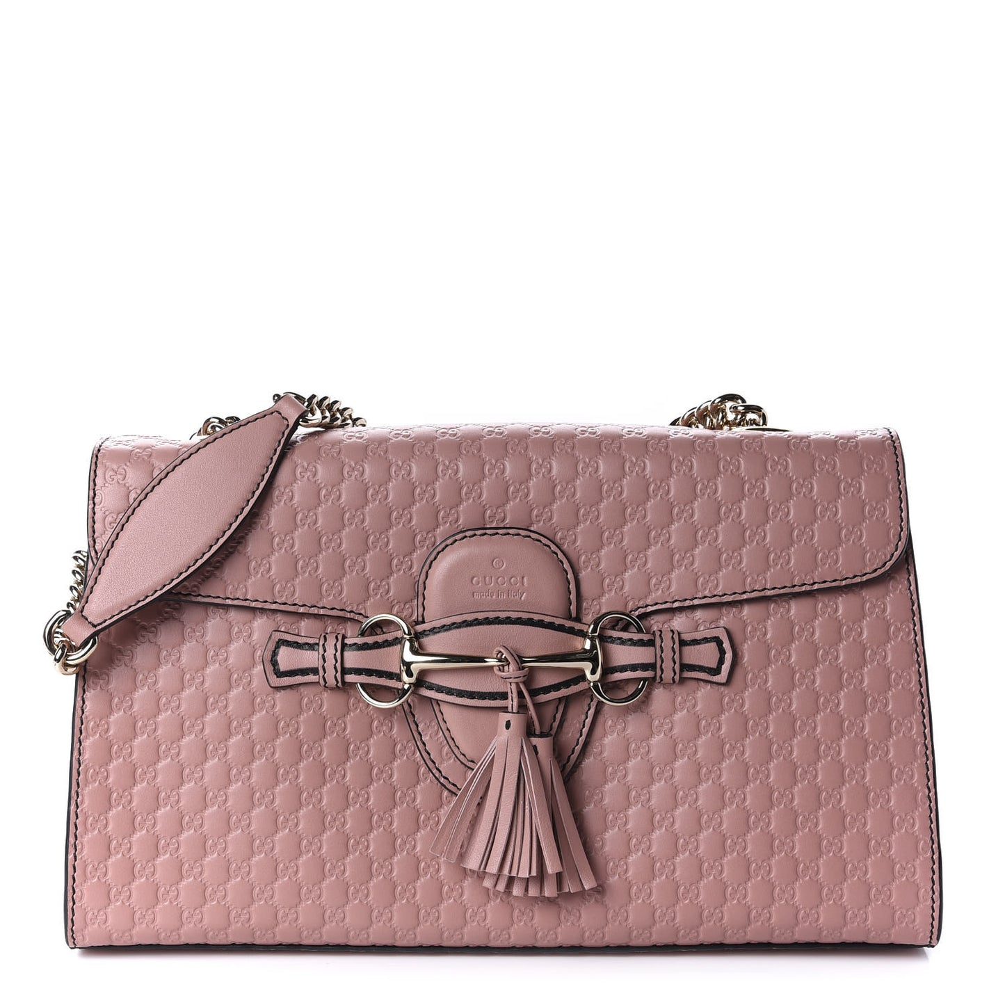 Microguccissima Medium Emily Chain Shoulder Bag Soft Pink
