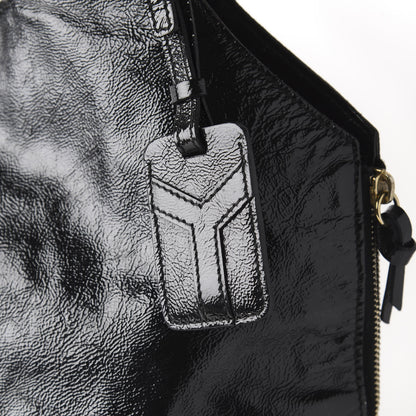 Saint Laurent Patent Tribute Tote Black 9 of 11