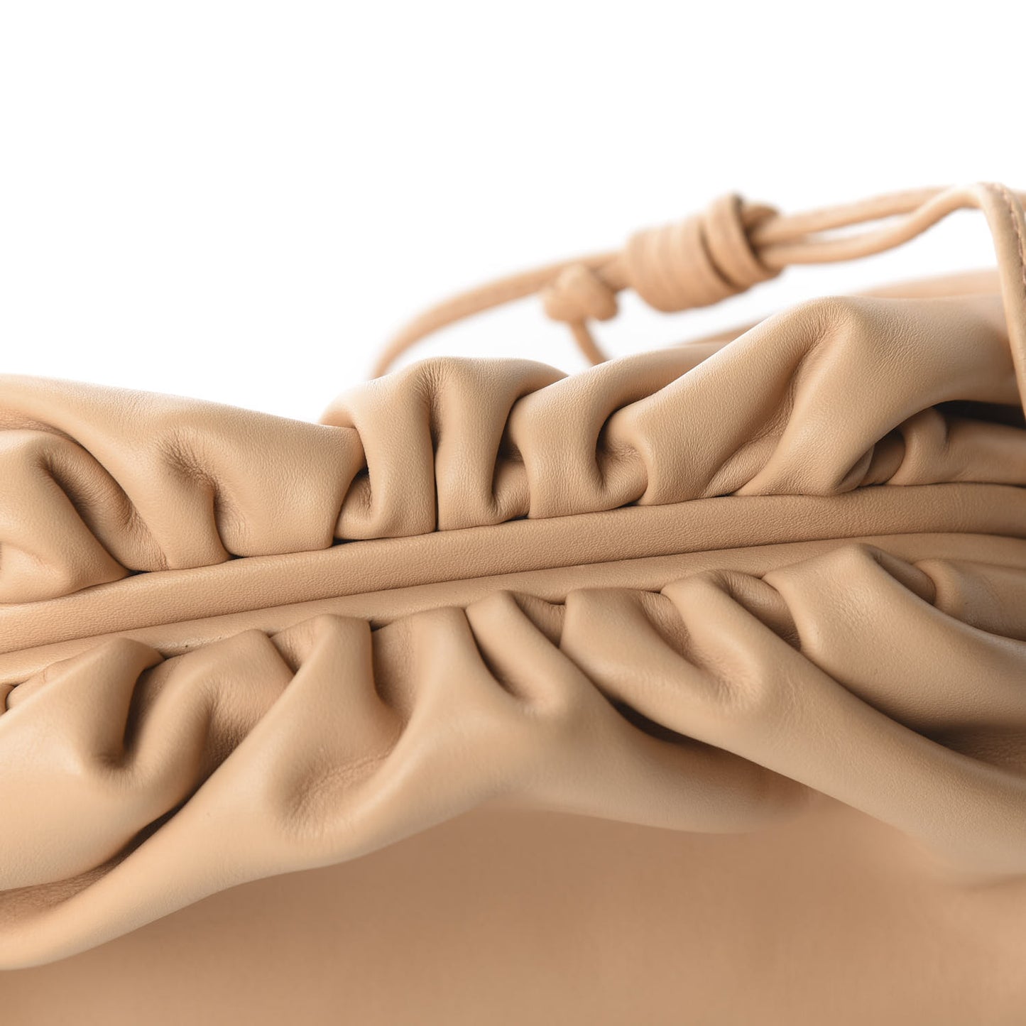 Butter Calfskin The Mini Pouch Almond