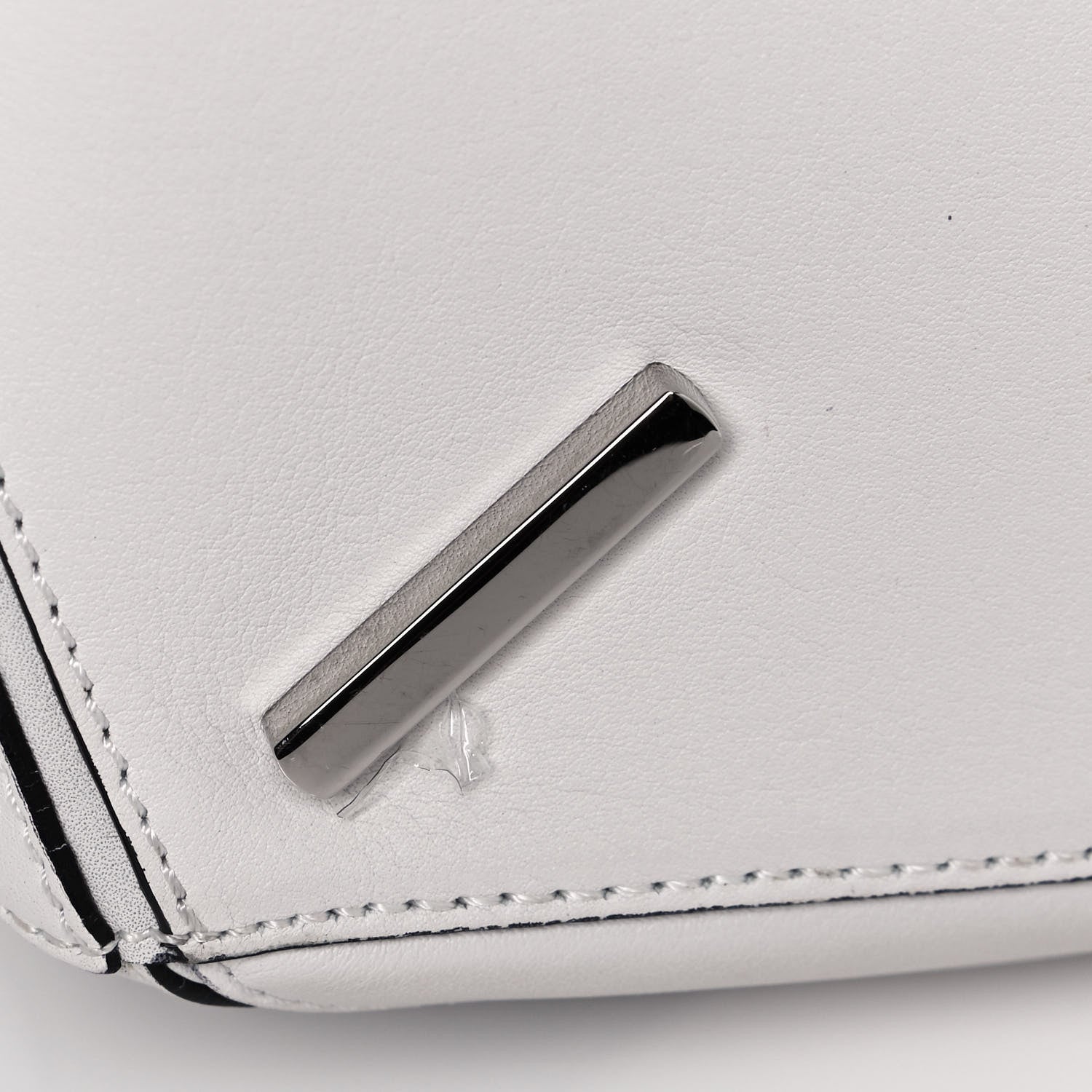 Loewe Calfskin Medium Puzzle Bag White 14 of 15