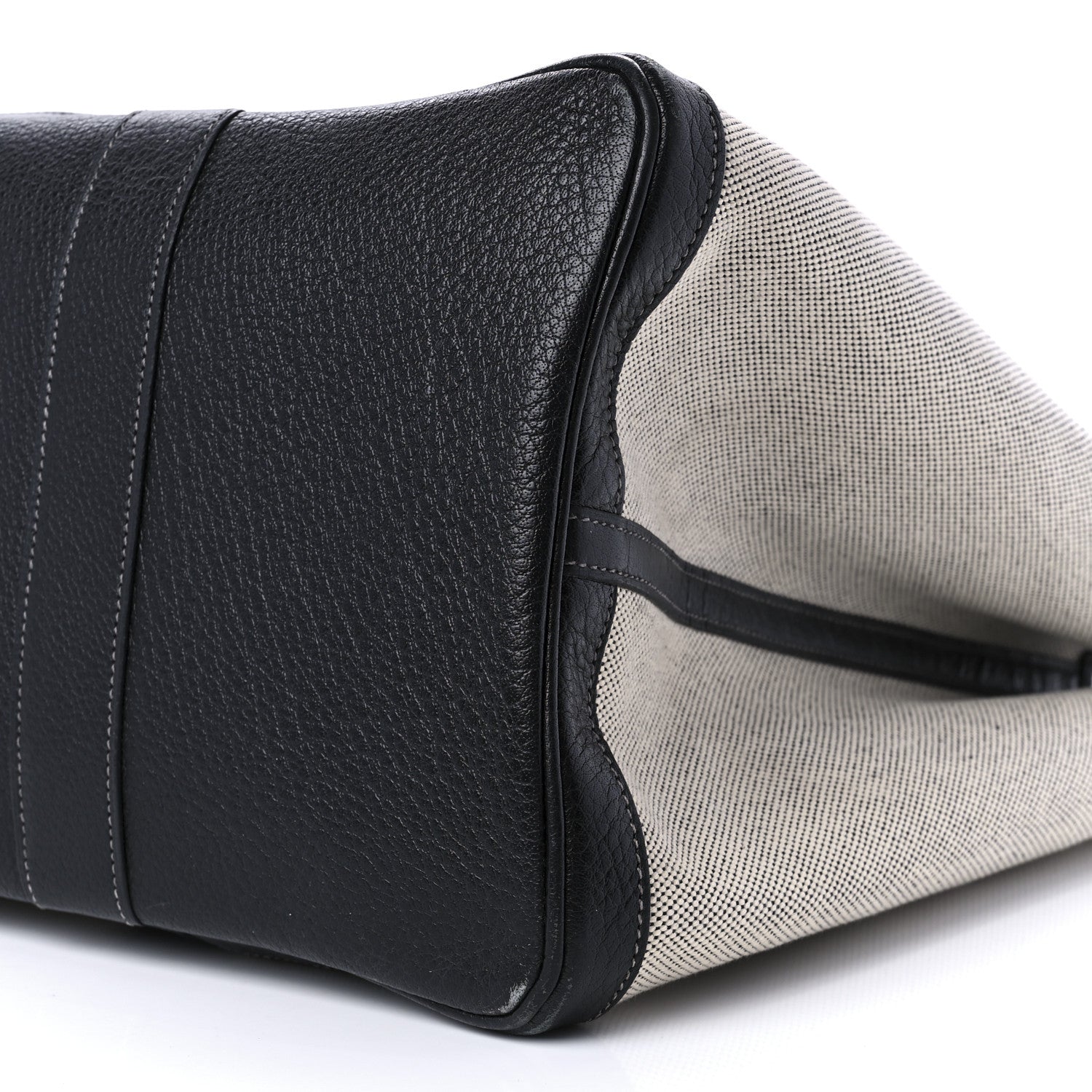 Hermes Toile Buffle Gala Garden Party Tote 49 GM Black 8 of 11