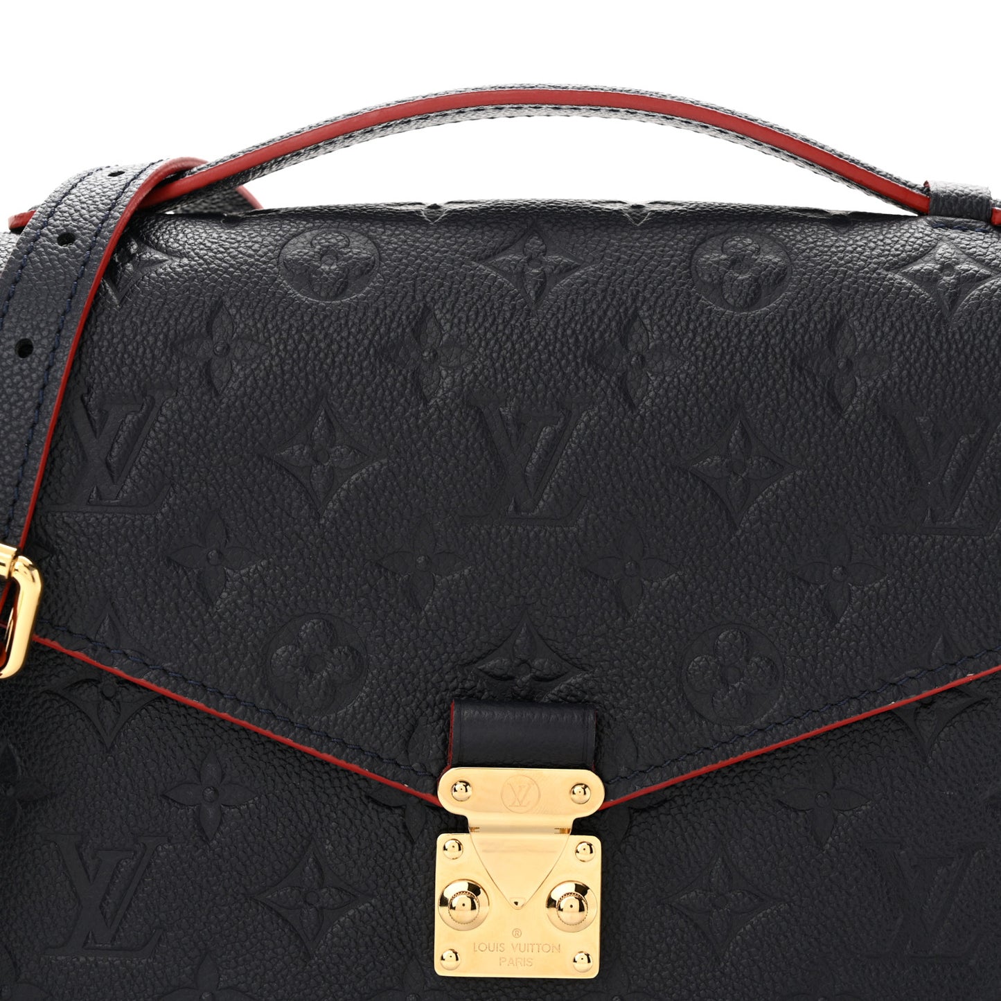 Empreinte Pochette Metis Marine Rouge