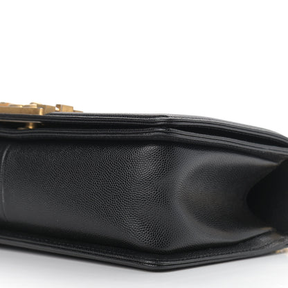 Chanel Caviar Quilted Medium Boy Flap Black 8 of 10