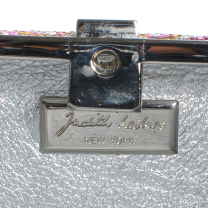 Judith Leiber Crystal Floral Evening Clutch Bag 6 of 7