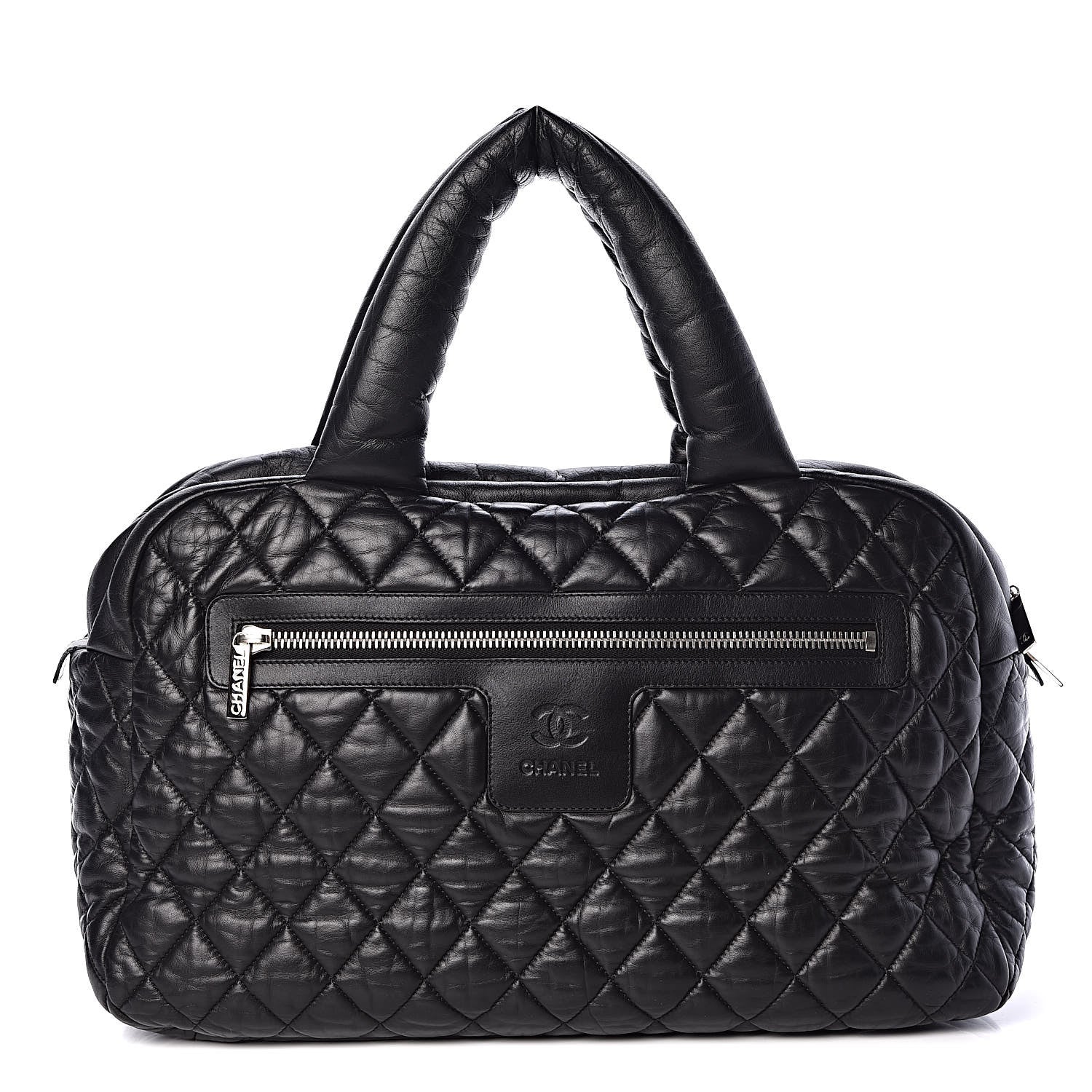 Chanel Lambskin Coco Cocoon Bowler Black 1 of 9