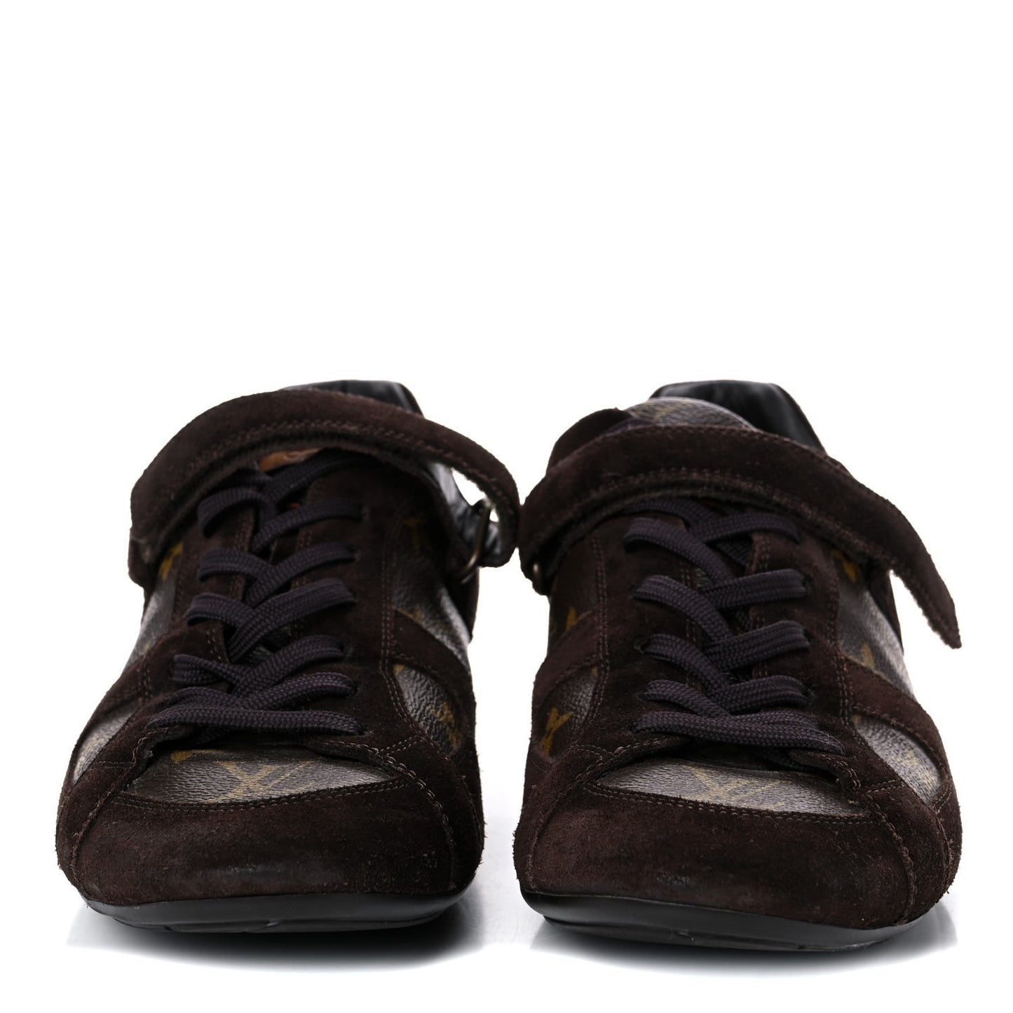 Suede Monogram Globe Trotter Sneakers 8