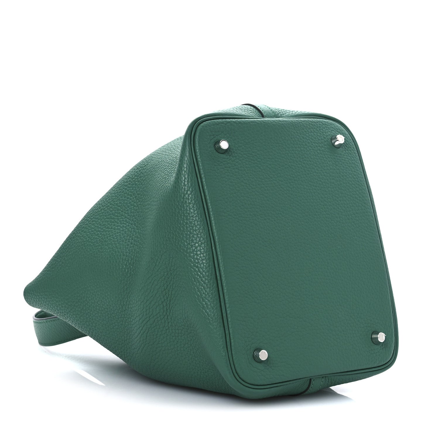 Taurillon Clemence Picotin Lock 22 MM Malachite