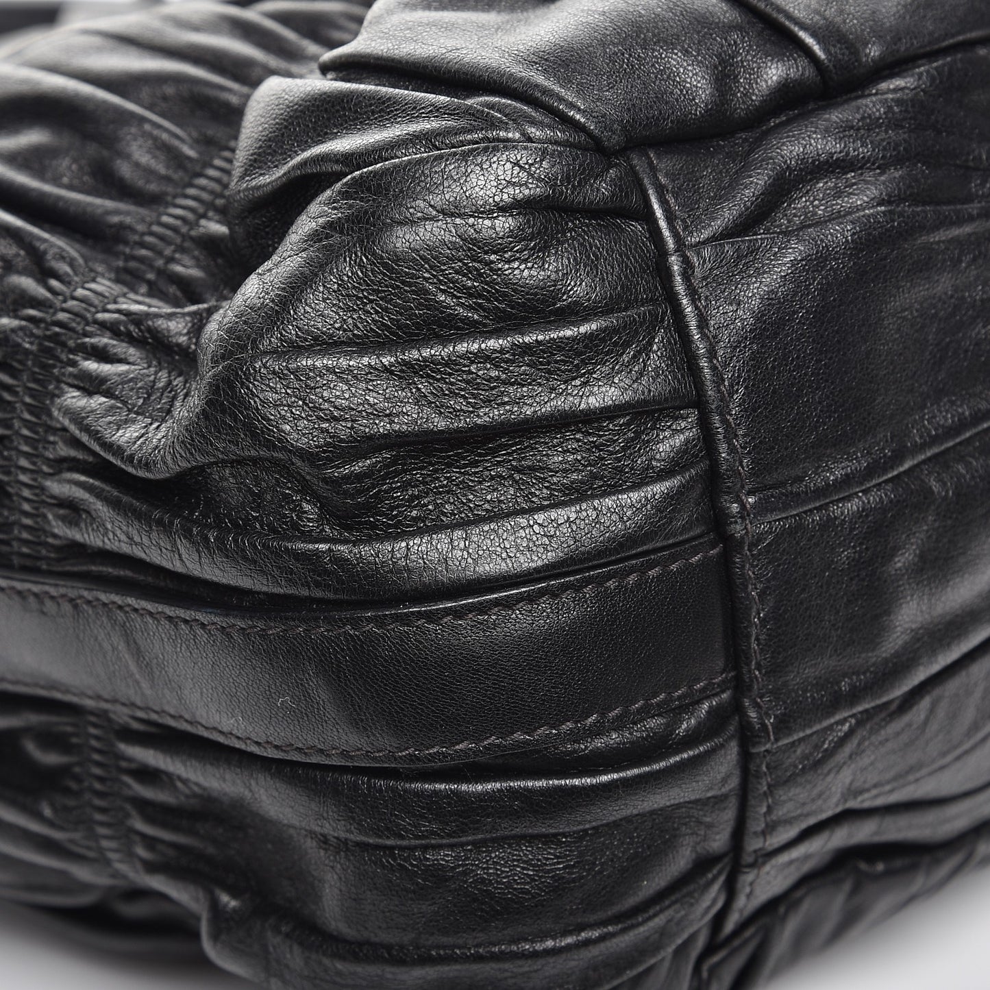 Nappa Gaufre Hobo Nero Black