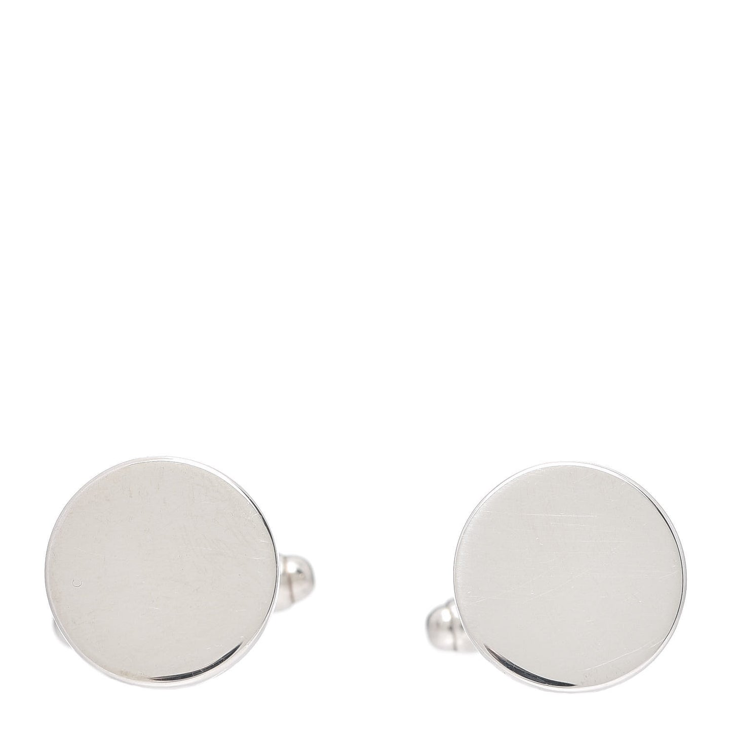 Sterling Silver Round Cufflinks