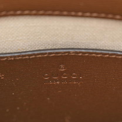 Gucci GG Supreme Monogram Azalea Calfskin Mini Retro Interlocking G Tote Bag Beige Ebony Brown Sugar 6 of 15