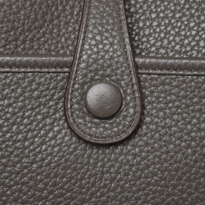 Hermes Taurillon Clemence Evelyne III PM Etain 9 of 9